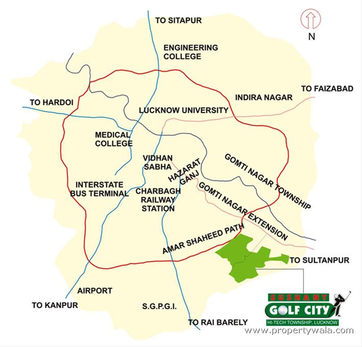 ansal api lucknow. Ansal Sushant Golf City
