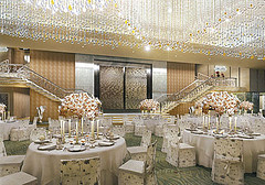 Luxurious interiors of Antilla, Mukesh Ambani's home.