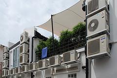 Sales shows that air conditioner improves with the rise of office space demand.
