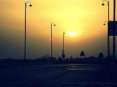 Sunset scene from Manjalpur Bridge in Vadodara: Confusion arises over the number of vacant properties.
