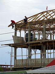Construction has become tougher with water shortage.