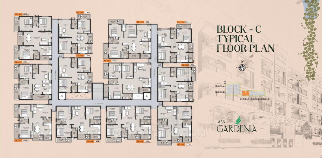 Typical Floor Plan-B