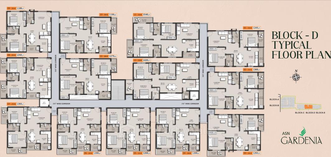 Typical Floor Plan-C