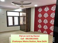 2bedroom independent house for rent in chattarpur