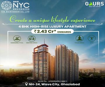 4 Bedroom Apartment for sale in Wave City, Ghaziabad