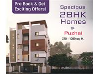 2 Bedroom Apartment / Flat for sale in Puzhal, Chennai