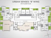 Wing - B 8th  Floor Plan