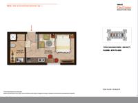 Studio Apartment - Type I - 468 Sq Ft