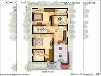 First Floor - 958 Sq Ft.