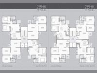 2BHK Typical Floor Plan