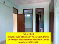 3BHK House in Chhattarpur for Rent