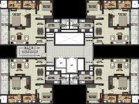 Typical Floor Plan - 2, 3BHK