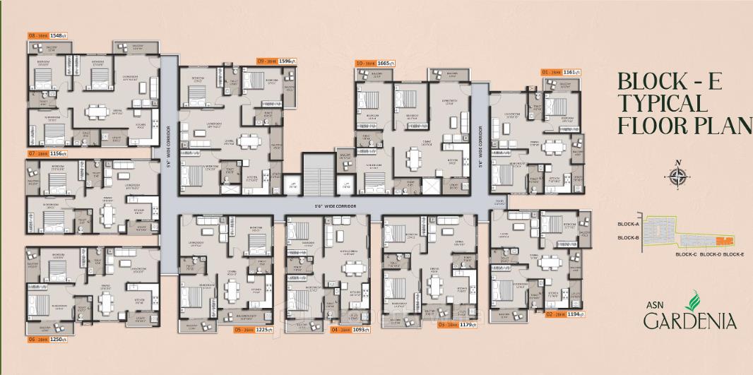 Typical Floor Plan-D