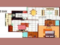 2BHK Floor Plan