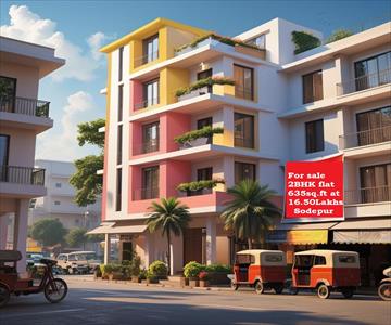 2 Bedroom Apartment for sale in SodePur, Kolkata
