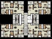 Typical Floor Plan - 2, 3BHK B