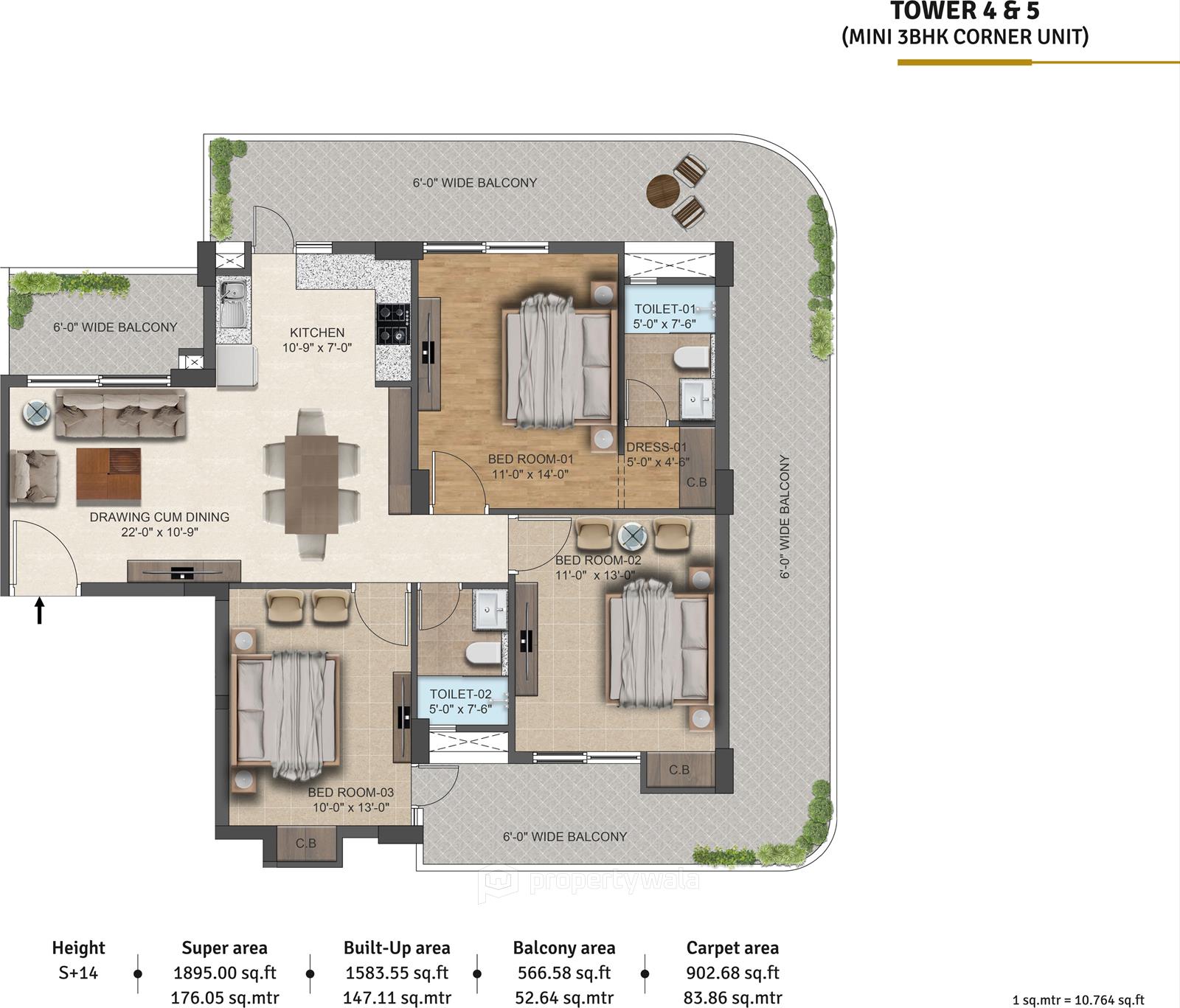 Floor Plan-F