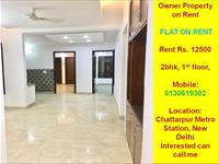 2bhk flat on rent chattarpur