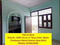 1bhk flat on rent in chattarpur