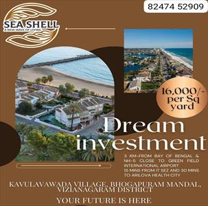 Residential Land for sale in Bhogapuram, Visakhapatnam
