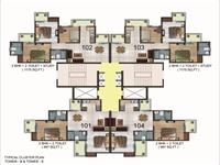 Typical Floor Plan - Tower B & E 2BHK