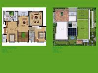 First & Roof Floor Plan - 1481 -308 Sq Ft