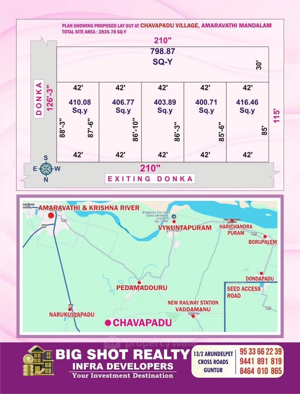 broucher and layout plan