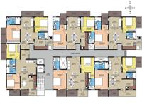 Typical 1, 2 & 3 Floor Plan