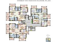 3rd to 9th Floor plan