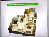 3 bhk new beautiful flat at morabadi available for sale rs.64.66 lac/-