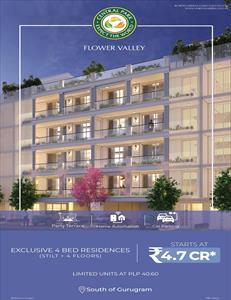 4BHK for sale in Central Park II Belgravia, Sohna Road area, Gurgaon