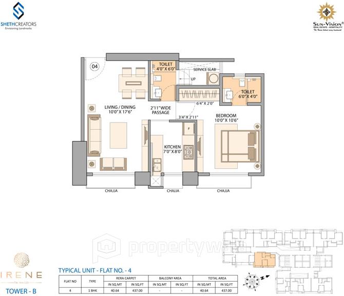 Typical Floor Plan-D