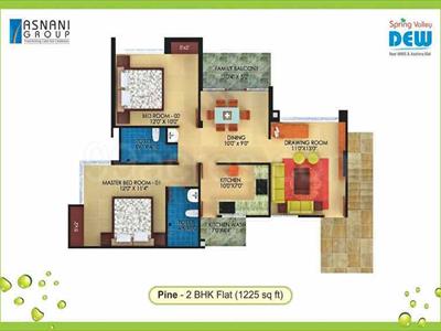 2 Bedroom Apartment for sale in Katara, Bhopal
