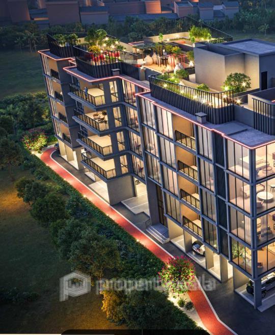 Elevation Dusk View