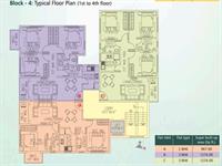 Block-3 - Typical Floor Plan (1st to 4th floor)