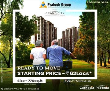 2BHK for sale in Prateek Grand City, Siddharth Vihar, Ghaziabad