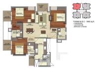 3BHK Floor Plan