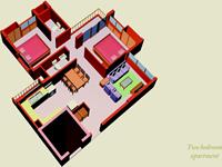 Floor Plan 2BHK