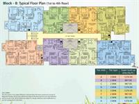 Block - 7 - Typical Floor Plan (1st to 4th floor)