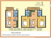 Typical Floor Plan - 535 - 920 sq ft