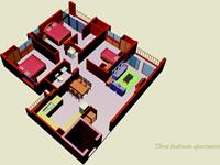 Floor Plan 3BHK