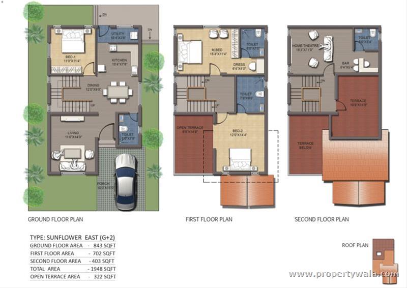 1948 + 322 sq. ft. (Open Terrace)