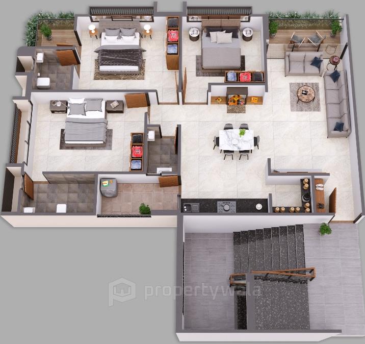Layout flat