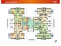 Type E 3rd, 5th, 7th Floor Plan