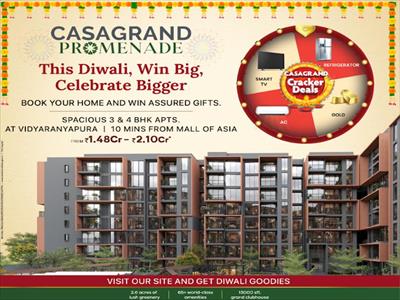 3BHK for sale in Casagrand Promenade, Yelahanka, Bangalore