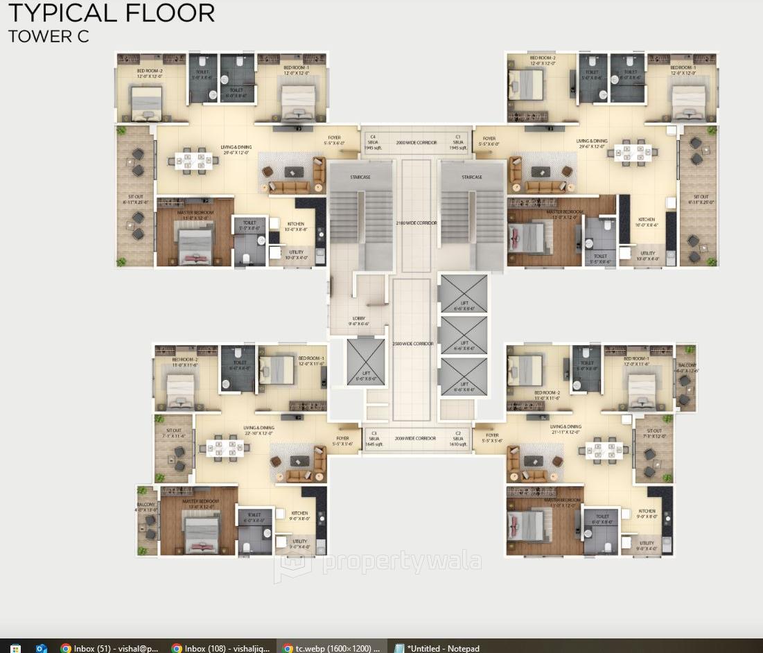 Typical Floor Plan-B
