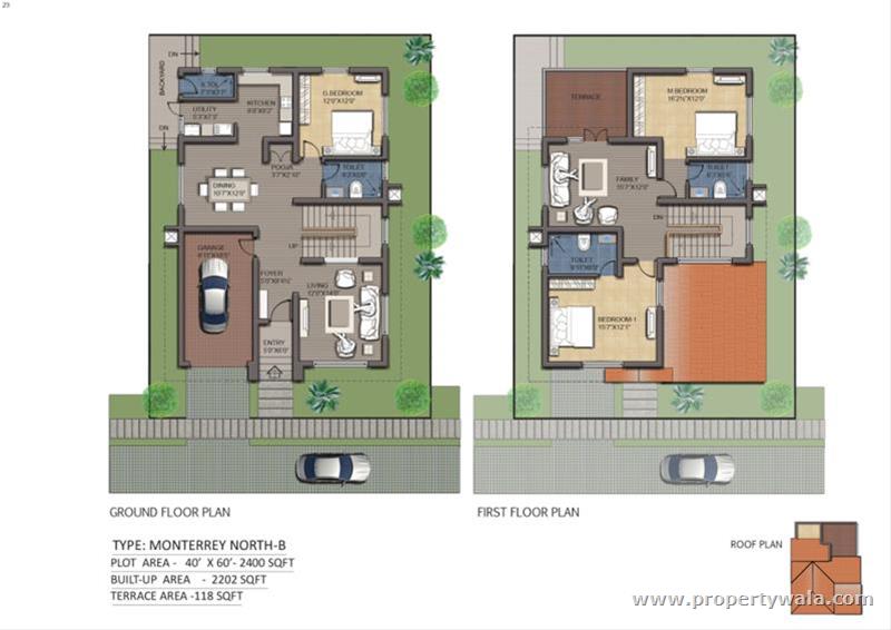 2202 + 118 sq. ft. (Open Terrace)