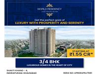 Deluxe 3/4 BHK Apartment | World Residency | Ghaziabad