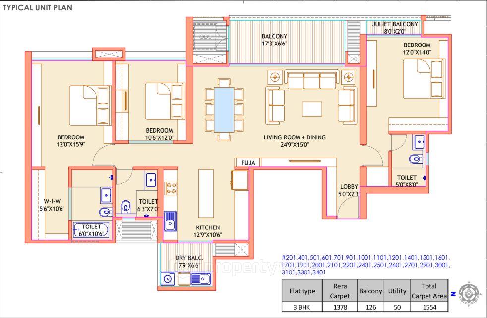 Project - Typical Floor Plan-A