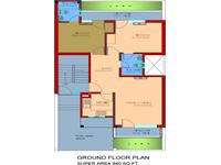 Ground Floor Plan - 940 Sq. Ft.